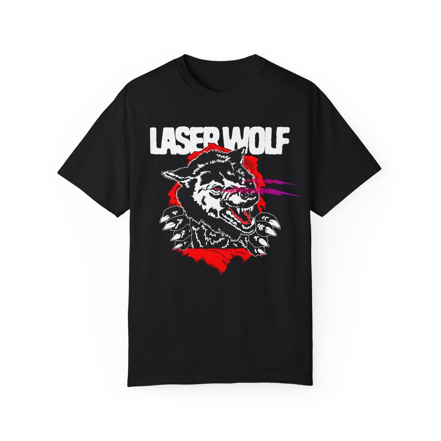 Ripper Style Wolf Garment-Dyed T-shirt