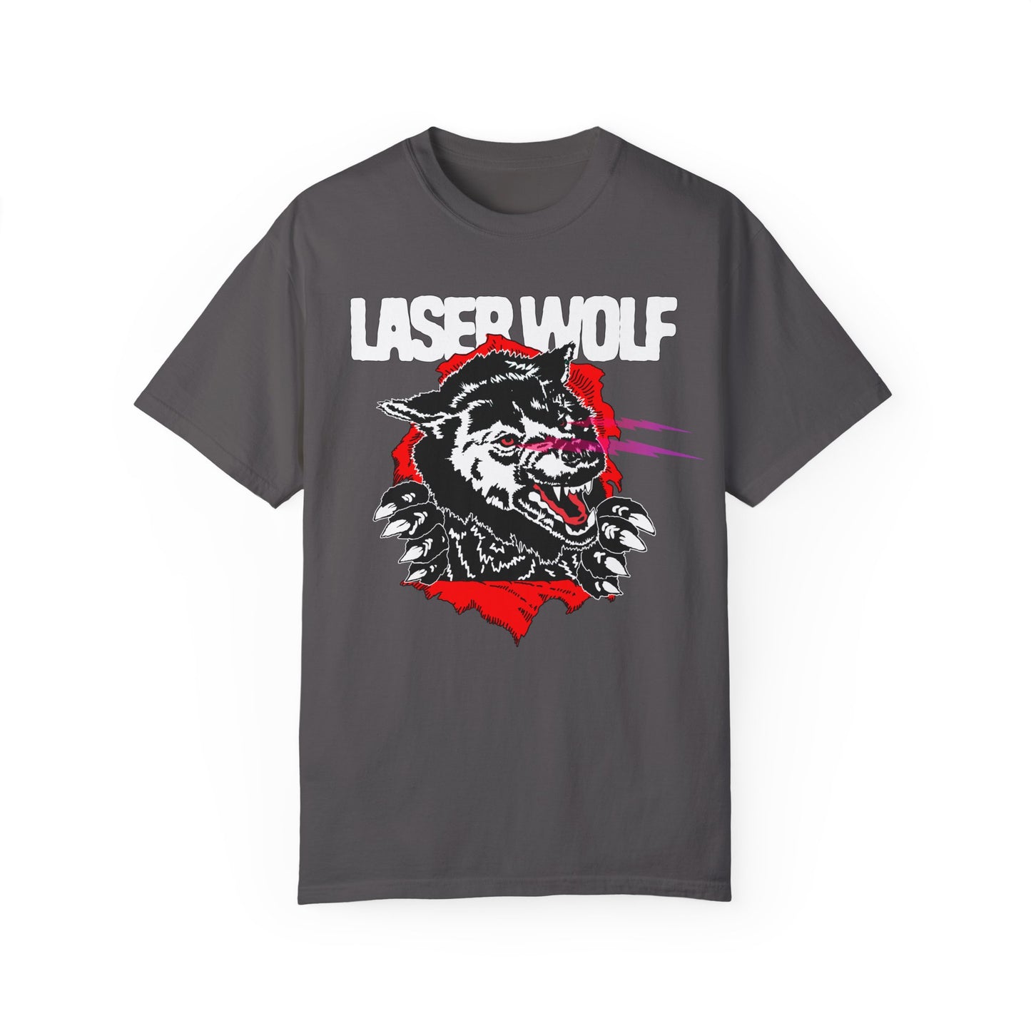 Ripper Style Wolf Garment-Dyed T-shirt