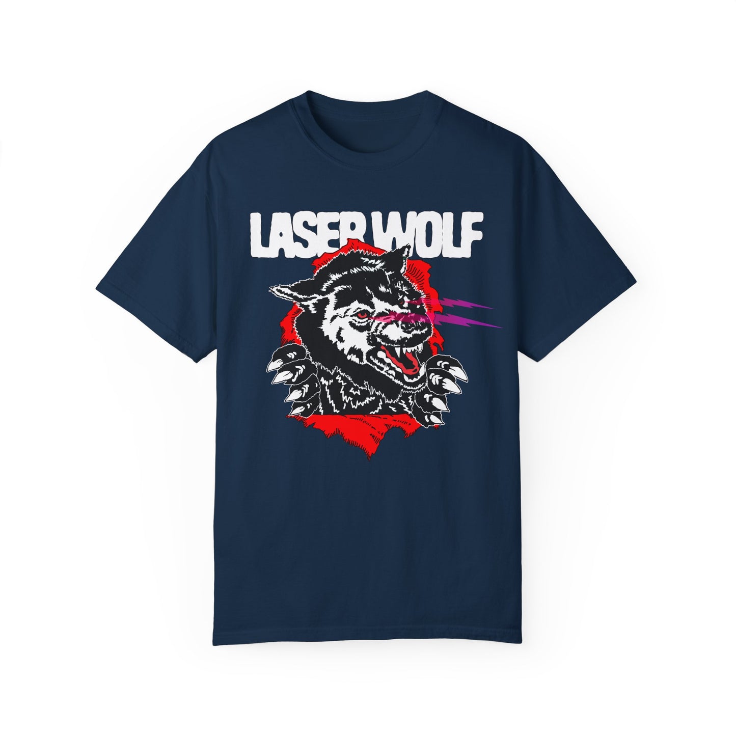 Ripper Style Wolf Garment-Dyed T-shirt