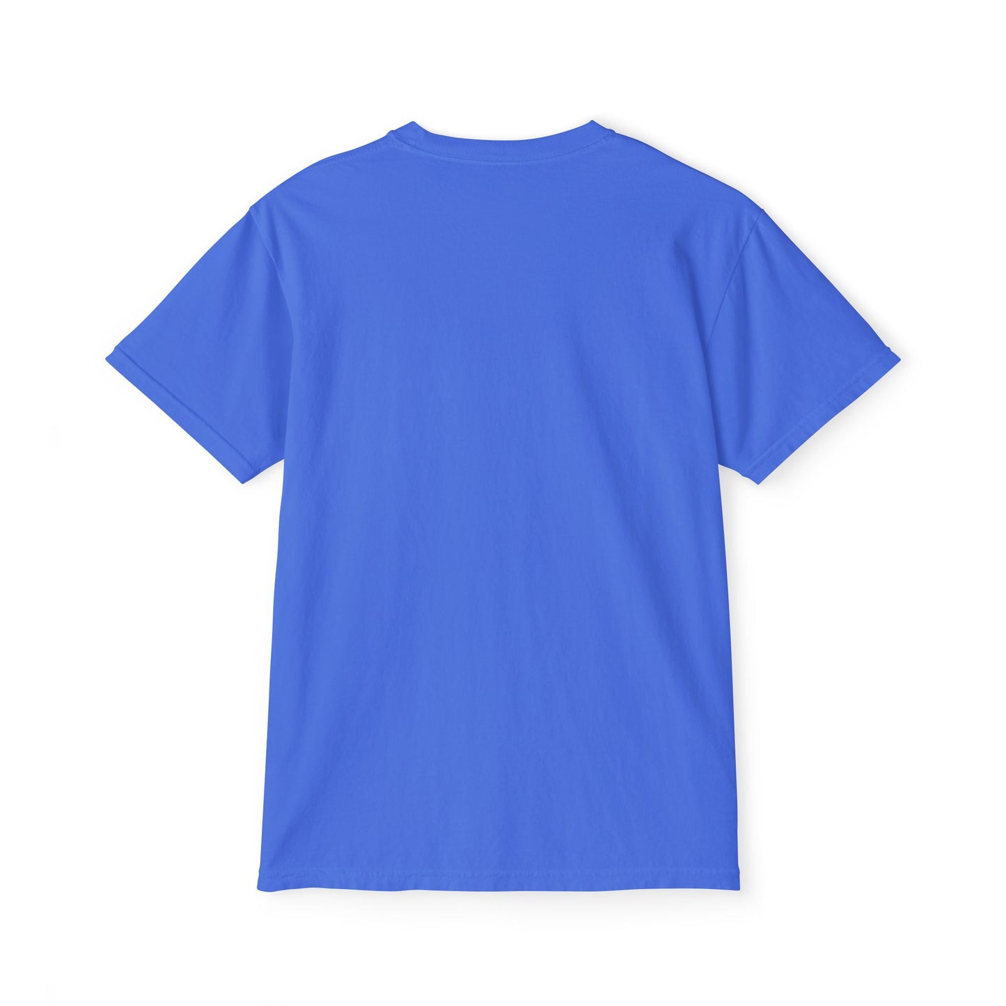 Simple Laser Logo Garment-Dyed Pocket T-Shirt